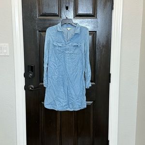 Sonoma Life + Style XS Denim Shirt Dress
